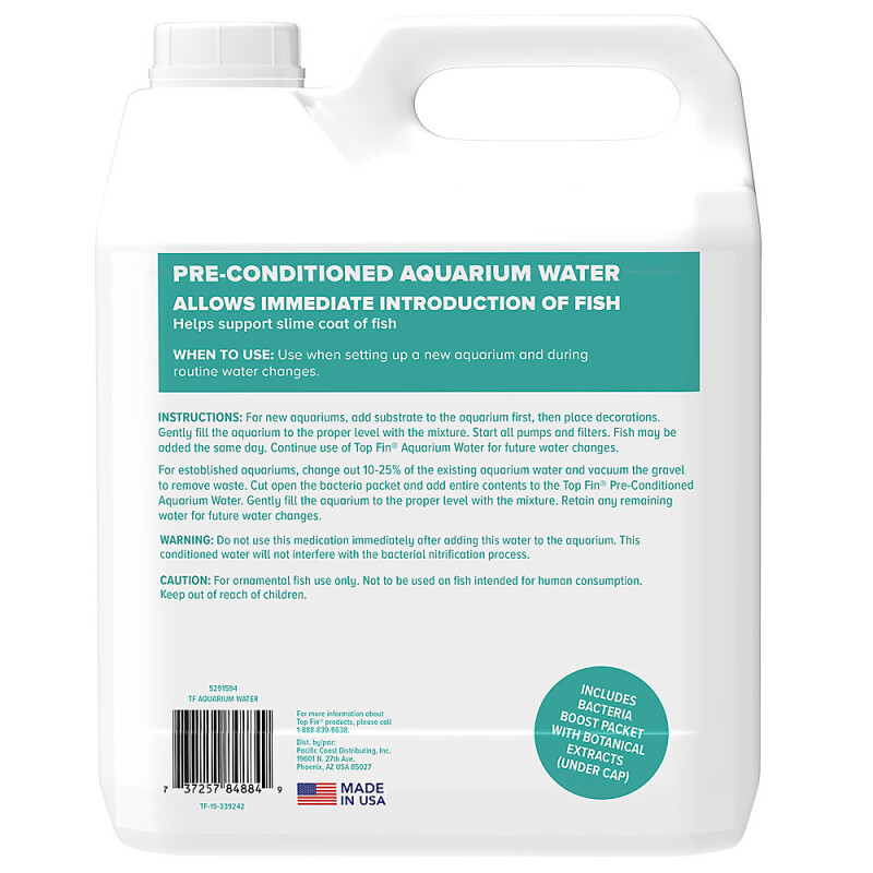 Top Fin® Pre-Conditioned Aquarium Water