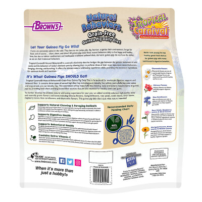 Brown's® Tropical Carnival® Natural Behaviors Grain-Free Guinea Pig Diet