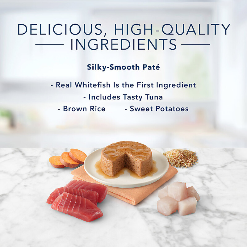 Blue Buffalo® Tastefuls™ Wet Cat Food Pate - Natural, Oceanfish & Tuna