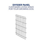 Global Source Double Door Folding Wire Dog Crate with Divider Panel