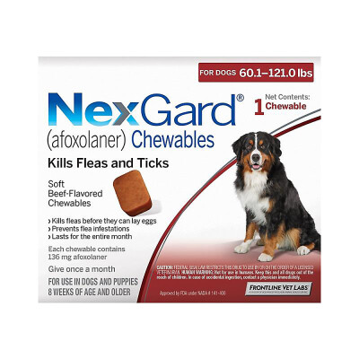 NexGard Chewable Tablets for Dogs 60.1-121 lbs
