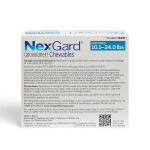 NexGard Chewable Tablets for Dogs 10.1-24 lbs