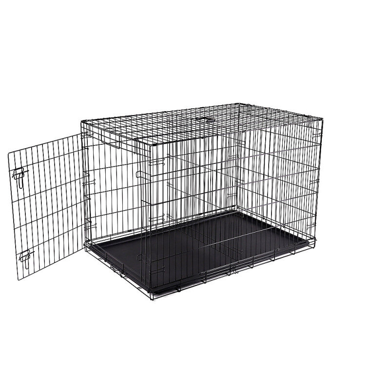 Global Source Single Door Folding Wire Dog Crate