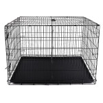 Global Source Single Door Folding Wire Dog Crate