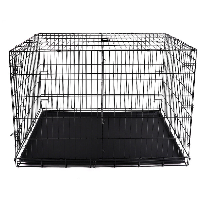 Global Source Single Door Folding Wire Dog Crate
