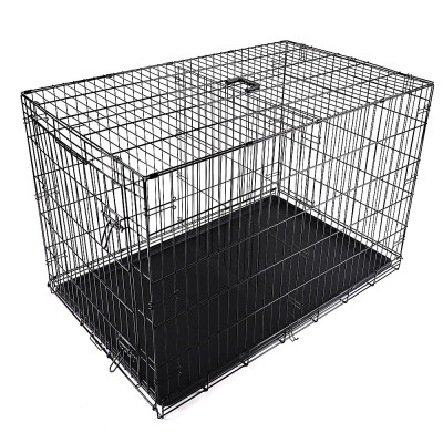 Global Source Single Door Folding Wire Dog Crate