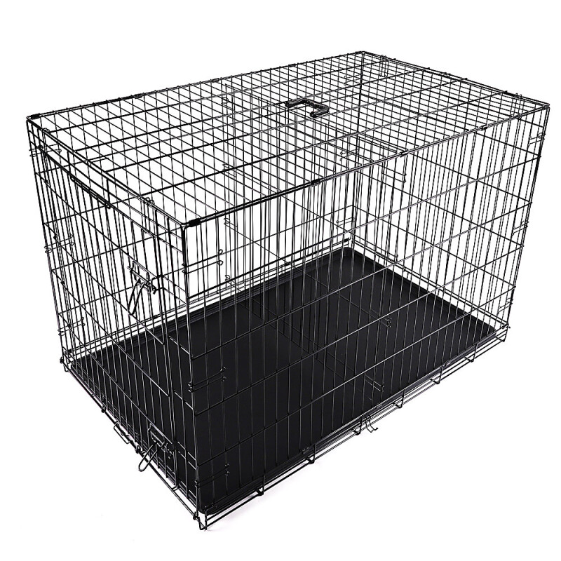 Global Source Single Door Folding Wire Dog Crate